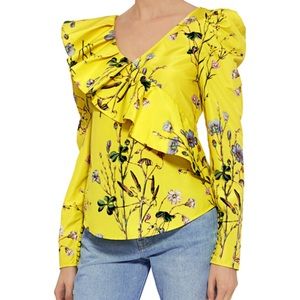 NWOT Self-Portrait Floral Top, US 8